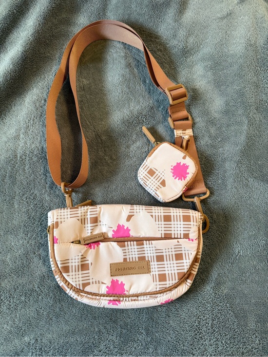 Fighting Eel Handbags - FIGHTING EEL: Barcelona Crossbody - Vintage Palaka Zinnia